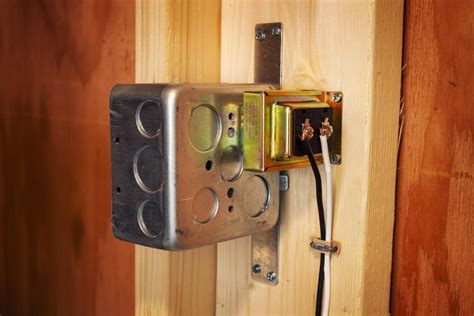 weatherized door bell button junction box|doorbell transformer in junction box.